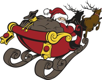 Santa with Sleigh