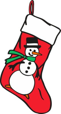 Snowman Christmas Stocking