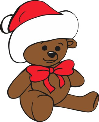 Teddy Bear Santa