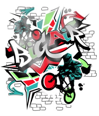 Big Air BMX Graffiti